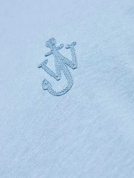 Tricou Jw Anderson cu broderie albastru