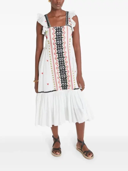Midi suknelė Temperley London balta