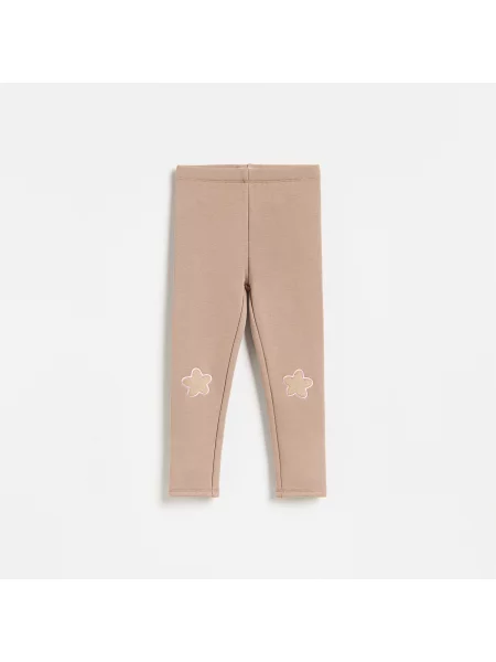 Reserved Meleg bélésű leggings szürkésbarna