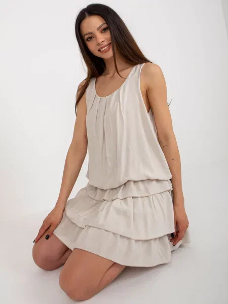 Rochie Fashionhunters de costum bej