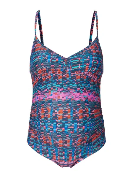 Esprit Maternity Costum de baie întreg bleumarin / cyan / mov orhidee roșu
