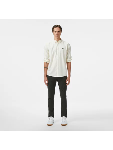 Lacoste Koszula Regular Fit biała
