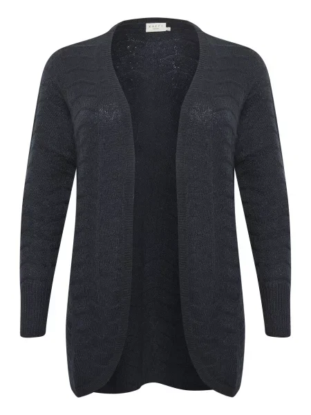 KAFFE CURVE Geacă tricotată Emana marin albastru