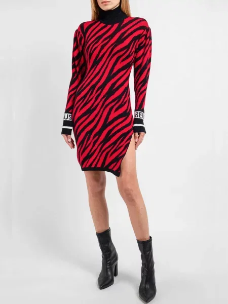 Сукня міні Just Before віскоза/поліестер червоний