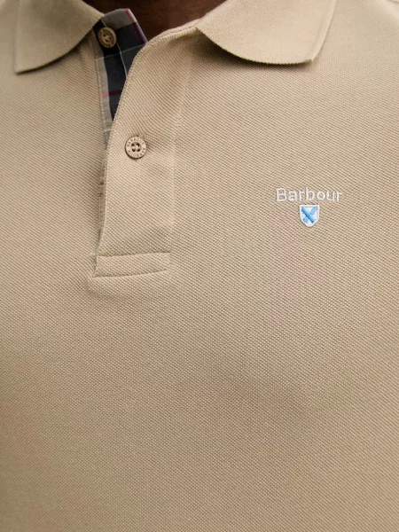 Barbour póló férfi bézs