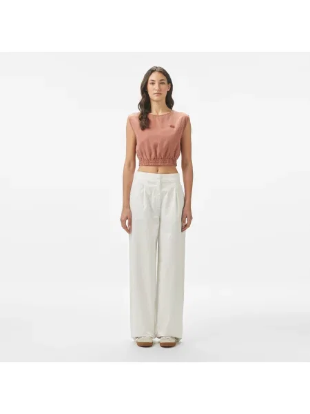 Lacoste блузка Regular Fit коричнева