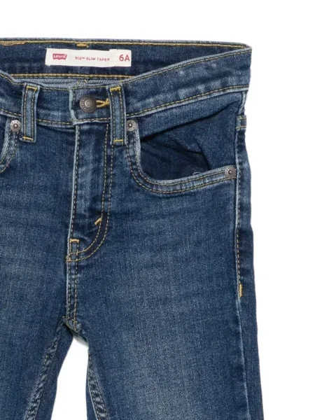 Jeansy straight leg dziecięce Levi's niebieskie