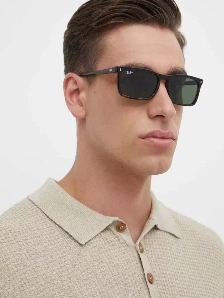 Слънчеви очила Ray-Ban кафяво