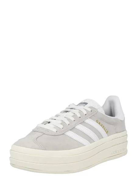 Adidas Originals sneakers din piele întoarsă Gazelle Bold W gri