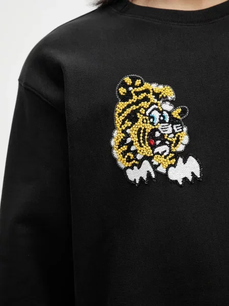 Свитер Kenzo с аппликацией черный