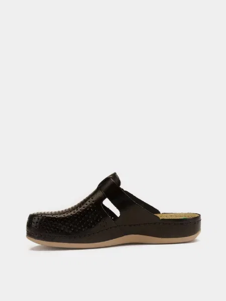 Шкіряне Сабо Leon чорний