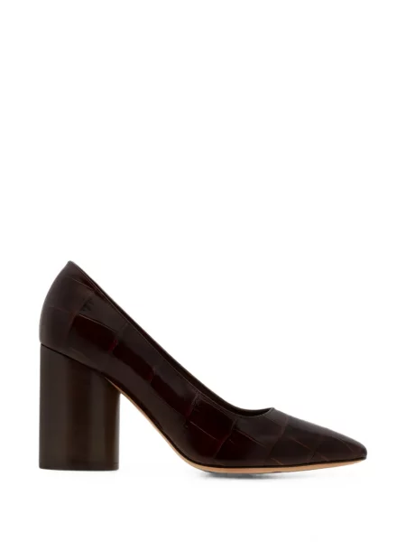 Pantofi cu toc Ferragamo din piele maro