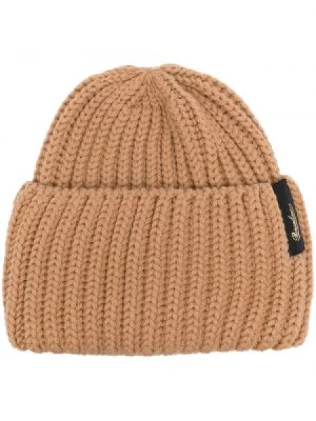 Beanie Borsalino de lână cu nervuri cu autograf