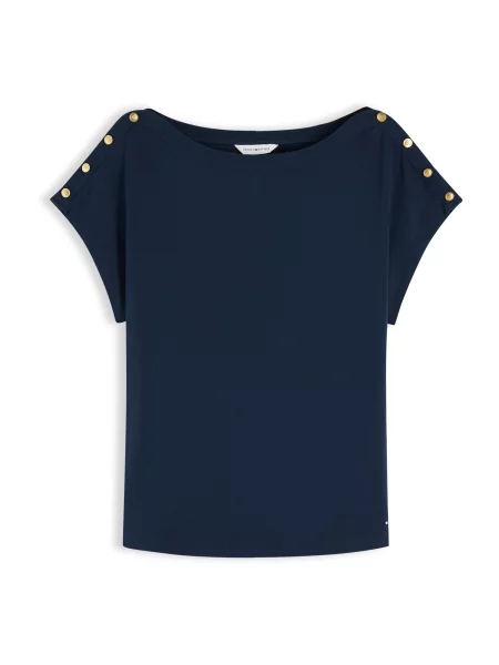 TOMMY HILFIGER Tricou închis albastru