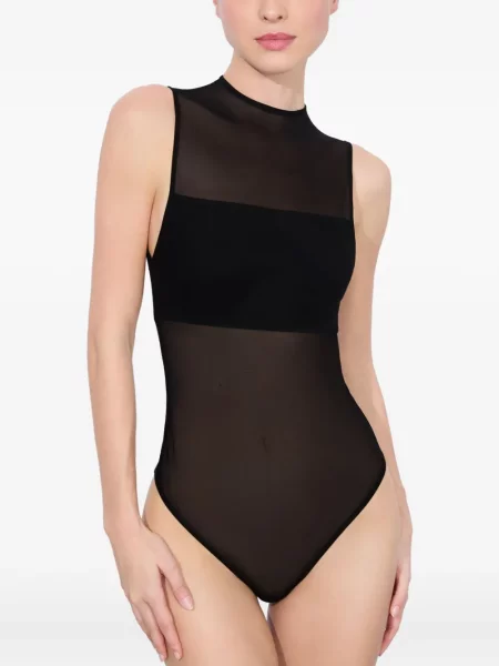 Body Alice + Olivia plasă negru