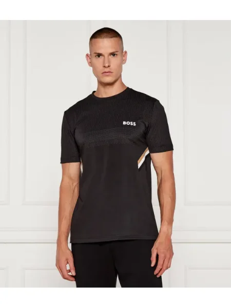 BOSS GREEN Tricou Tech negru