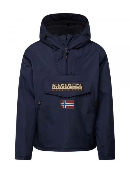 NAPAPIJRI Prehodna jakna šampanjec / marine / temno rdeča bela