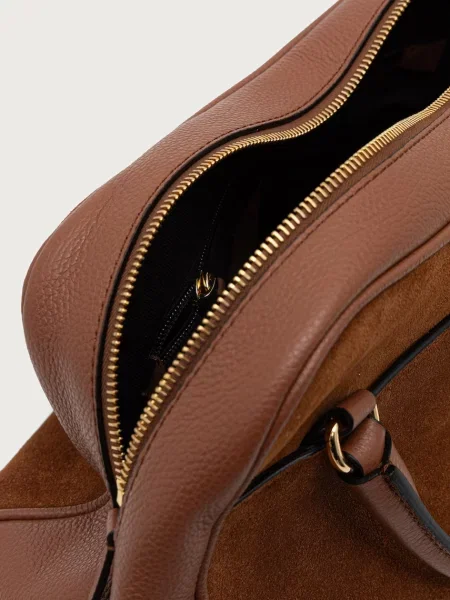 Кожаная сумка через плечо Pollini