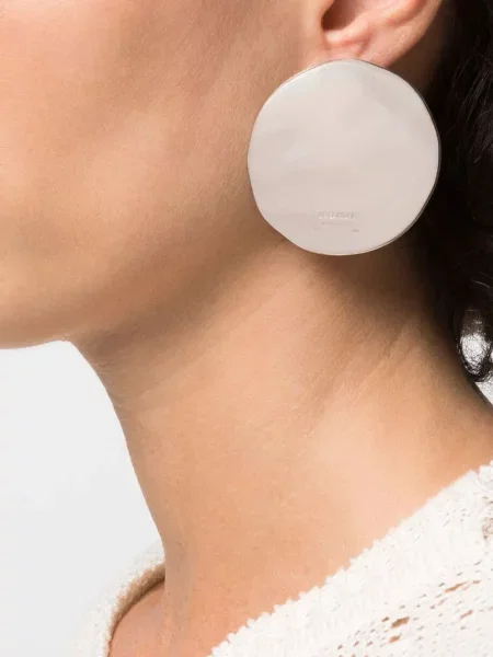 Auskarai Jil Sander sidabrinė