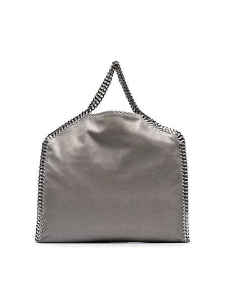 Torebka Stella Mccartney skórzana biznesowa szara