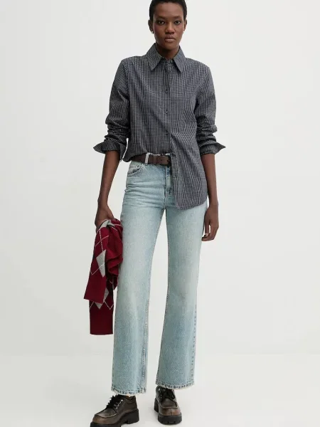 Классическая ошейниковый рубашка Miss Sixty