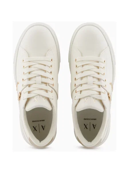 Sneakerși Armani Exchange alb