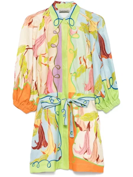 Rochie mini Alemais de costum albastru