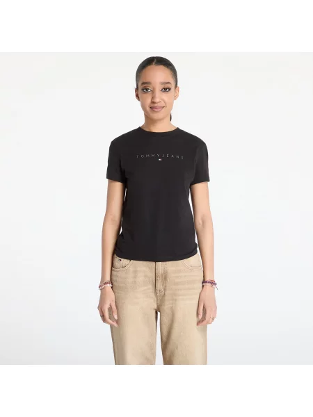 Koszulka Tommy Hilfiger z krótkim rękawem czarna