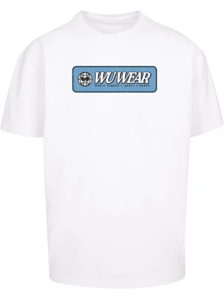 Tricou Wu-wear cu autograf alb