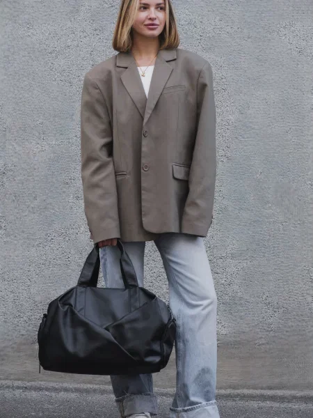 Without Дорожня сумка чорний