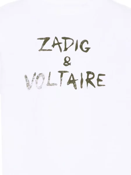 Dětské tričko Zadig & Voltaire bílé