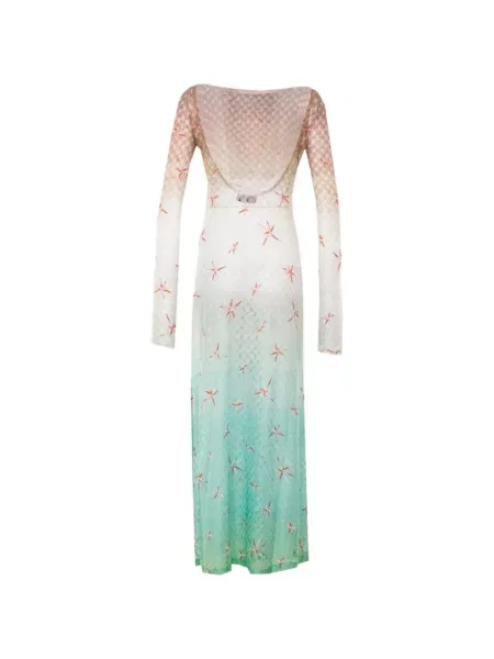Lung rochie Missoni cu broderie