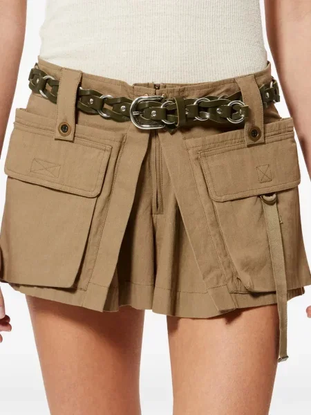 Curea Isabel Marant din piele verde