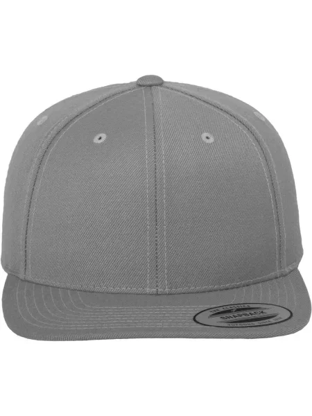 Klasična kapa s šiltom Flexfit siva