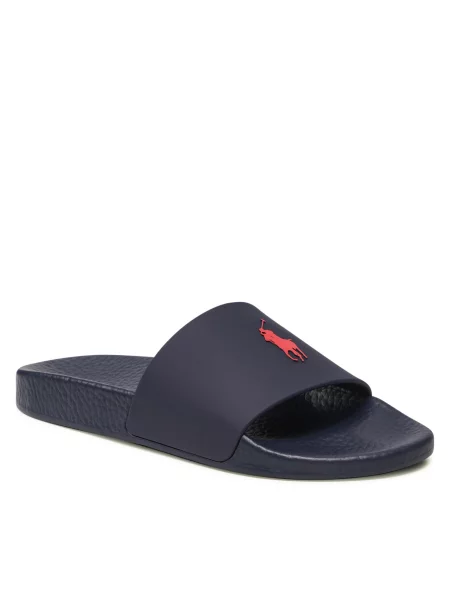Natikače Polo Ralph Lauren Polo Slide Nv/Rd Pp tamnoplava