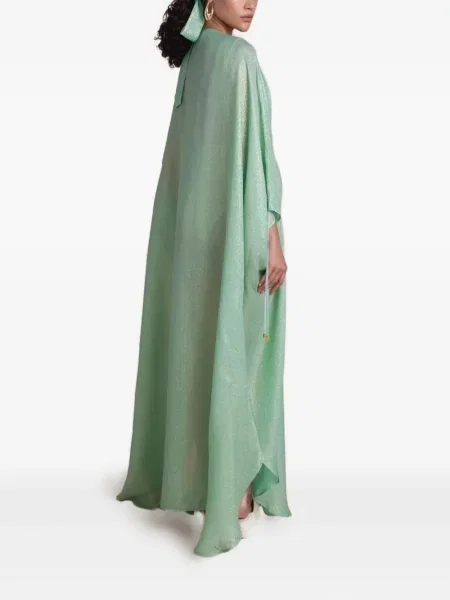 Rochie maxi Sana Osmani de costum verde