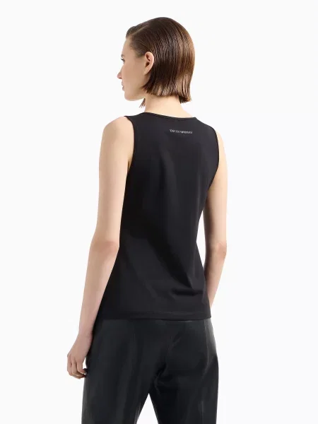 Майка Emporio Armani черная
