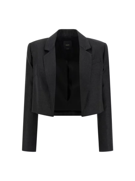 Marynarka Pinko wełniana o krotszym kroju czarna