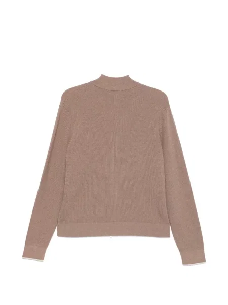 Cardigan Peserico tricotate maro