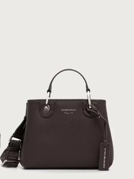 Geantă Emporio Armani maro