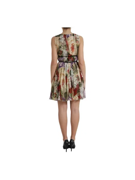 Sukienka Dolce And Gabbana w kwiatki bez rękawów