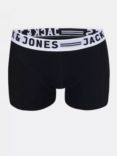 Jack & Jones Sense Boxeri 3 bucăți negru