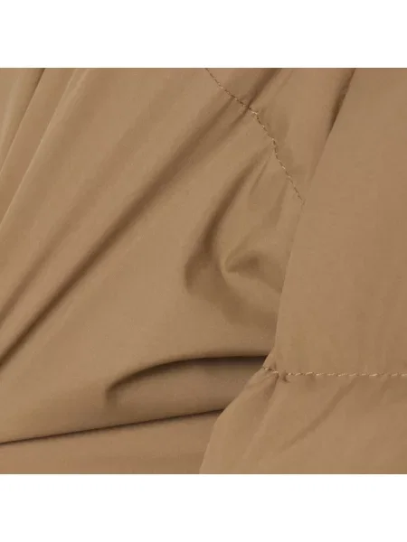 Lacoste Puchowa Kurtka Z Kapturem I Wodoodporna brązowa