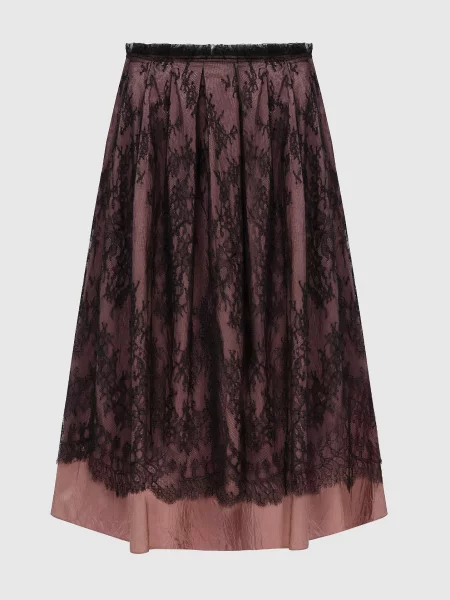 Темно-рожева спідниця Valentino рожева