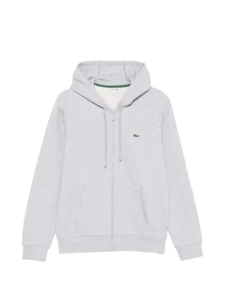 Hanorac cu glugă Lacoste gri