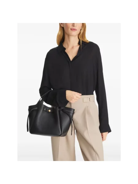 Shopperka Tory Burch z paskiem czarna