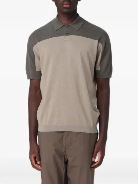 Tricou polo Emporio Armani tricotate
