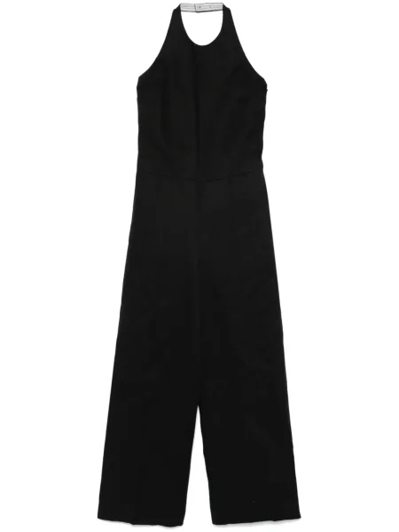 Salopetă Twinset cu gât halter negru