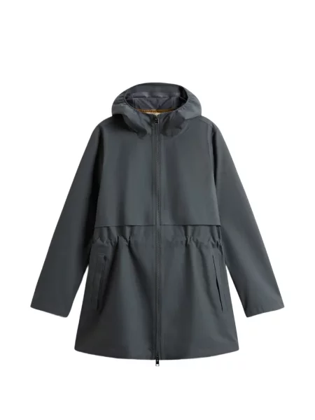 Parka Woolrich z kapturem szara