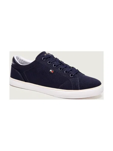 Sportcipők Tommy Hilfiger Th Low Profile Vulc Canvas Sötétkék kék